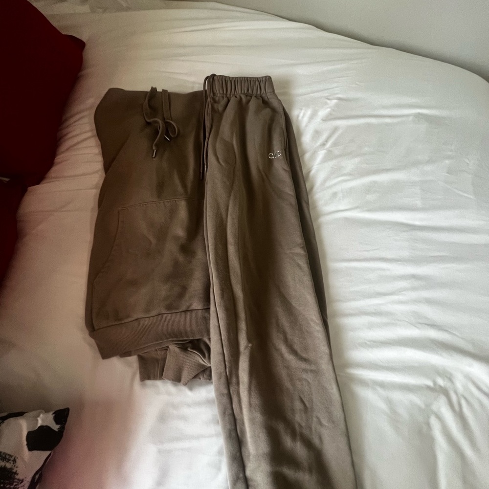 Alo Acolade sweat set color: gravel